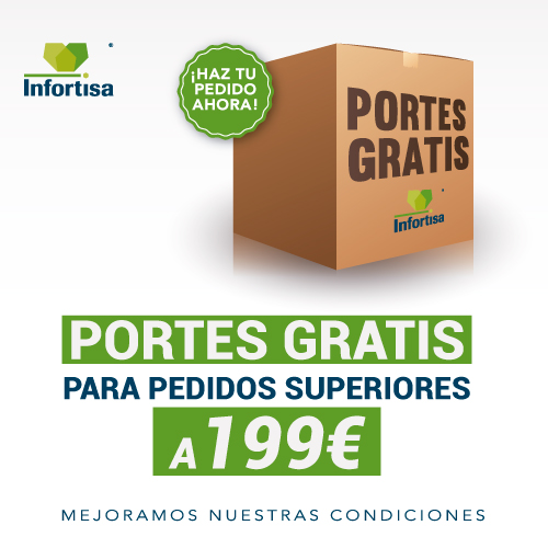 Portes gratis a partir de 199 euros