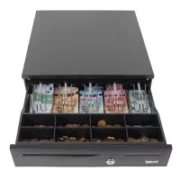 iggual Cajón Portamonedas IRON-50 42cm 5+8 negro
