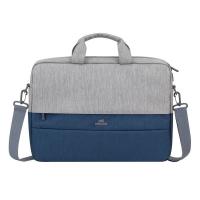 RIVACASE 7532 Grey-blue Prater Maletín 15,6" gris-