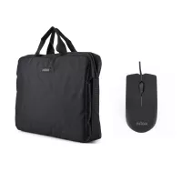 NILOX Maletín 15.6"Negro+Ratón USB 1000dpi