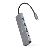 Nanocable HUB USB-C a 3xUSB 3.0-H+1xUSB-C-H
