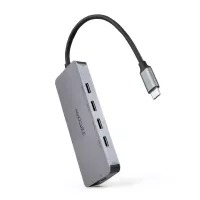 Nanocable HUB USB-C-M a 4xUSB-C-H + USB-C PD 100W
