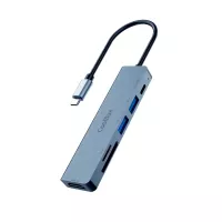 Coolbox MINIDOCK C61 USB-C PD-2USB-A-SD-MSD-HDMI4K