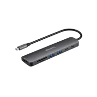 EWENT DOCKING MULTIPUERTO USB-C 7 en 1 HDMI 4K