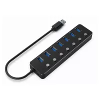 Gembird HUB USB 3.2 (Gen 1) de 7p c- interruptores