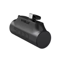 Celly Powerbank Compacta Usb-C 5000 mAh Negra