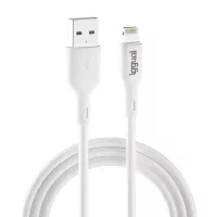 iggual cable USB-A-Lightning 100 cm blanco