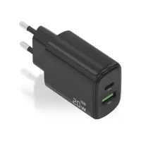 Aisens Cargador GaN 20W USB-C PD 3.0 USB-A QC3.0