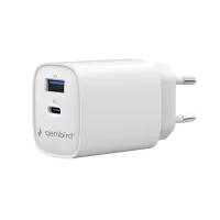 Gembird Cargador rápido USB de 2 puertos y 45 W