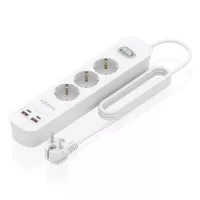 Aisens Regleta 3 tomas interruptor PD 2xUSBC 2xUSB