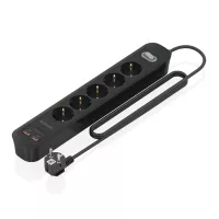 Aisens Regleta 5 tomas interruptor PD 2xUSBC 2xUSB