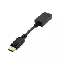 Aisens Conversor DISPLAYPORT-M-HDMI A-H negro 15cm