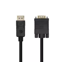 Aisens Conversor DP-M-VGA-M negro 2.0m