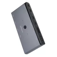 Nanocable KVM Switch 2xUSB-C 3xUSB-A+2xUSB-C-PD