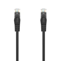 Aisens Latiguillo RJ45 LSZH CAT.6A UTP negro 30cm