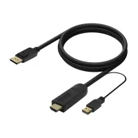 Aisens Conversor Activo HDMI A-M DP V1.2-M 1.8m