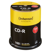 Intenso CD-R 700MB-80min tubo 100 unidades