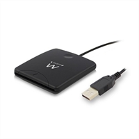 EWENT EW1052 Lector Tarjetas USB2 DNI-Sanitaria