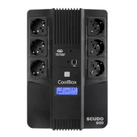 COOLBOX SAI SCUDO3 800VA-480W CON PANTALLA  LCD