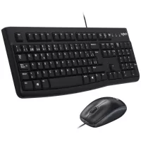 Logitech MK120 Teclado+Ratón Óptico 1000dpi USB