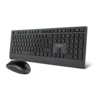 NOX LITE DUO Teclado+Ratón Inalámbrico Negro