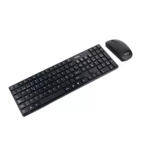 Tooq Teclado+Ratón TQKMW-3102 Slim inalámbr Negro