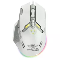 Spirit of Gamer Ratón Elite M60 Blanco RGB