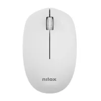 Nilox Ratón Wireless, 1000 DPI, 3 botones, Gris
