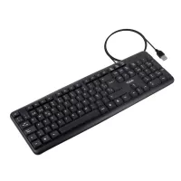 Tooq Teclado USB estándar 104 teclas Negro