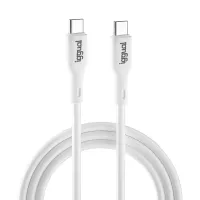 iggual Cable USB-C-USB-C 100 cm blanco Q3.0 3A 60W