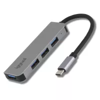 iggual Hub USB 3.0 tipo C x 4 puertos USB-A 3.0