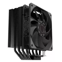 Coolbox Disipador CPU 6 Heatpipes 240W TDP Negro