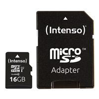 Intenso 3423470 Micro SD UHS-I Premium 16GB c-adap
