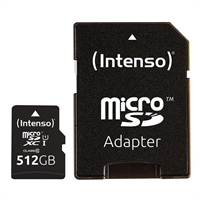 Intenso 3423493 Micro SD UHS-I Premium 512G c-adap