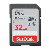 SanDisk Ultra 32GB SDHC Memory Card 120MB-s