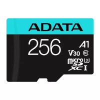 ADATA microSDXC-SDHC UHS-I U3 256GB c-adapt