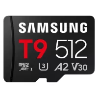 Samsung Micro SDXC T9 512GB clase10 U3 V30 A2 c-a
