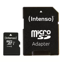 Intenso Micro SD UHS-I Premium 64Gb c-adap Pack 3