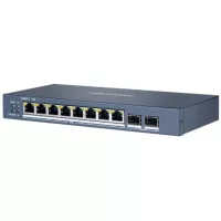 Hikvision DS-3E1510P-EI-M (B) Switch 8xGb PoE 2xGb