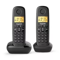 Gigaset Basic 100 Inalámbrico DECT Negro Duo
