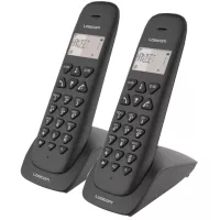 Logicom Telefono DECT Vega 255T Negro Duo