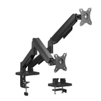 iggual SPMP02-A Soporte pinza 2 monitor 17-32" pro
