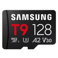 Samsung Micro SDXC T9 128GB clase10 U3 V30 A2 c-a