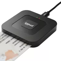 iggual Lector DNI SIP tarjetas ID USB-A - tipo C