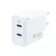 imagenCoolbox Cargador Gan 35W USB-C-USB-C PARED