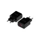 imagenAisens Cargador 20W USB-C PD3.0 USB-A QC3.0 Negro