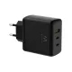 imagenEWENT Cargador Gan Fast 65W 2 USB-C PD-1USB-A QC
