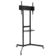 imagenTooq Soporte Suelo Ruedas "KEFRÉN" 37-70", Negro