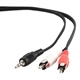 imagenGembird Cable Audio 3.5mm(M) a 2 RCA(M) 2.5 Mts