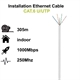 imagenEwent Bobina cable red Cat. 6 U-UTP, PVC, 305mt